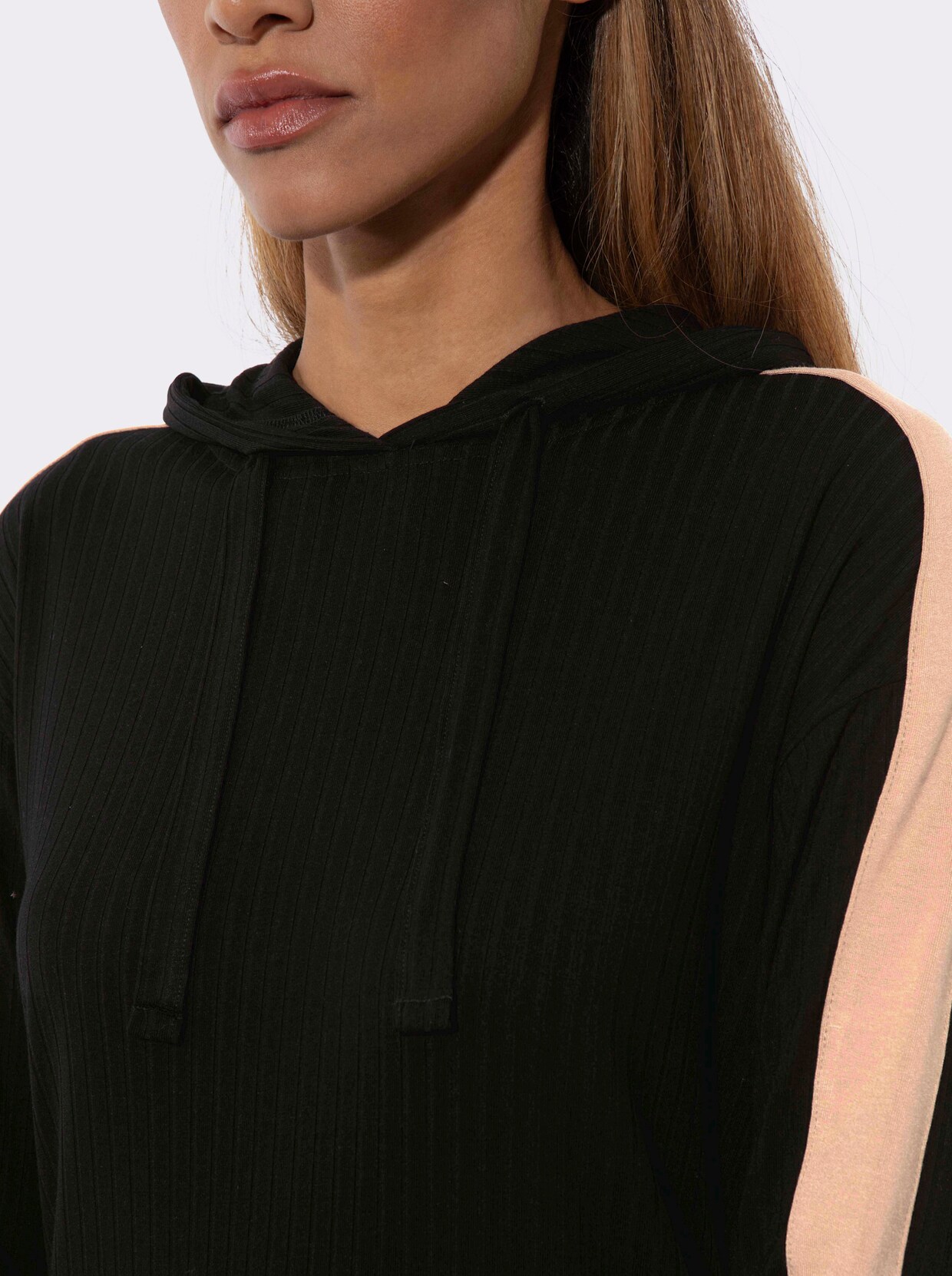 feel good Shirt - schwarz-camel