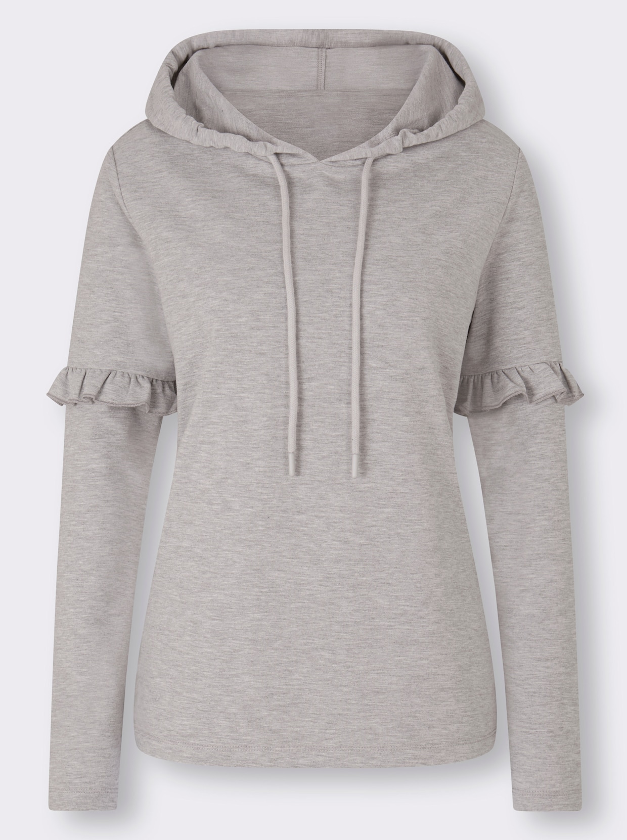 heine Sweatshirt met capuchon - steengrijs/gemêleerd