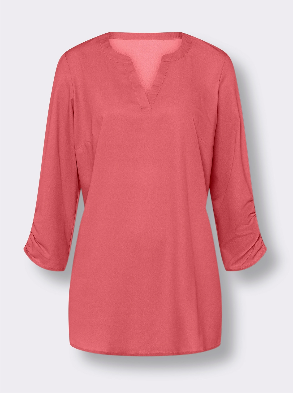 Longline blouse - koraal