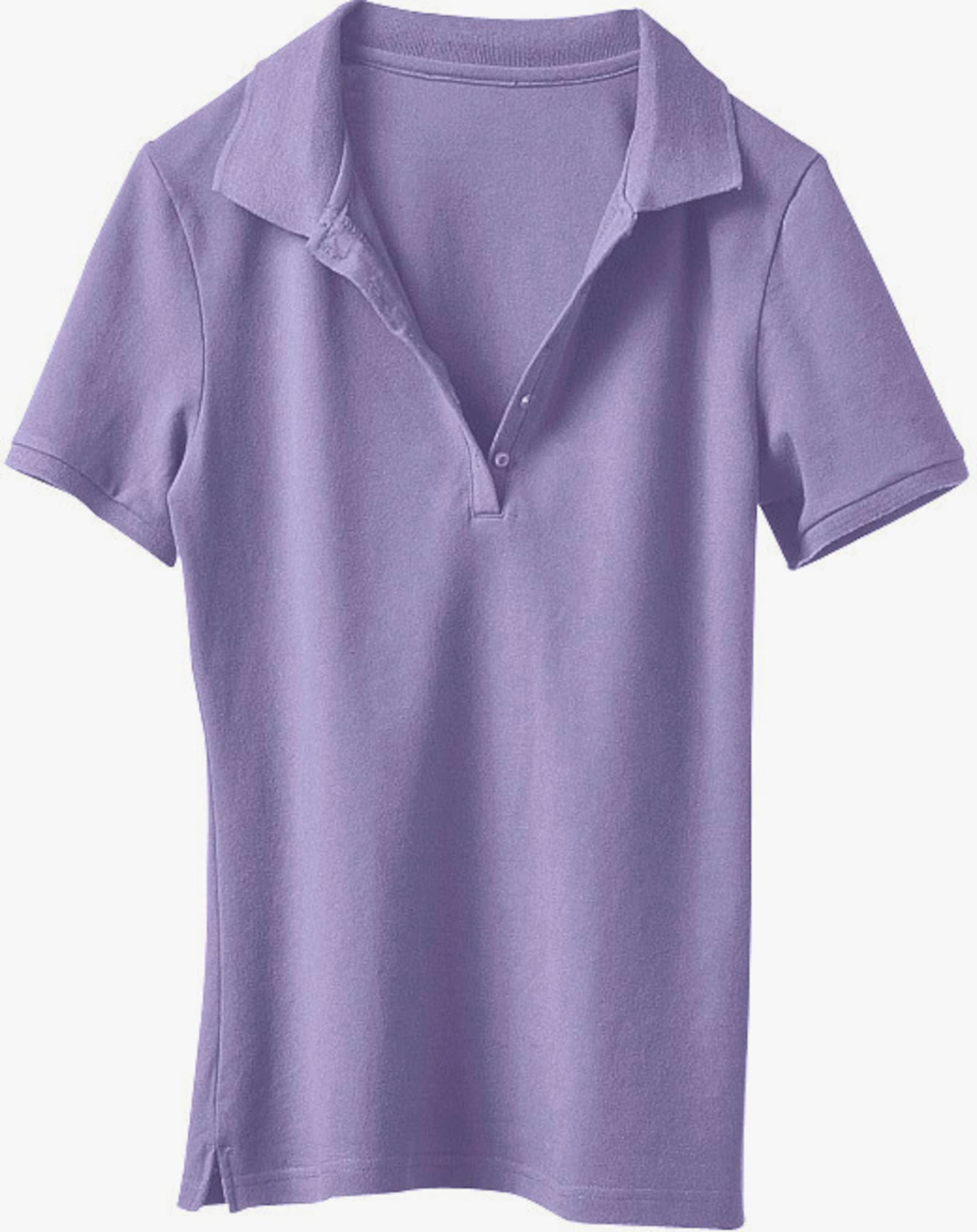 heine Poloshirt in Pikee-Qualität - flieder