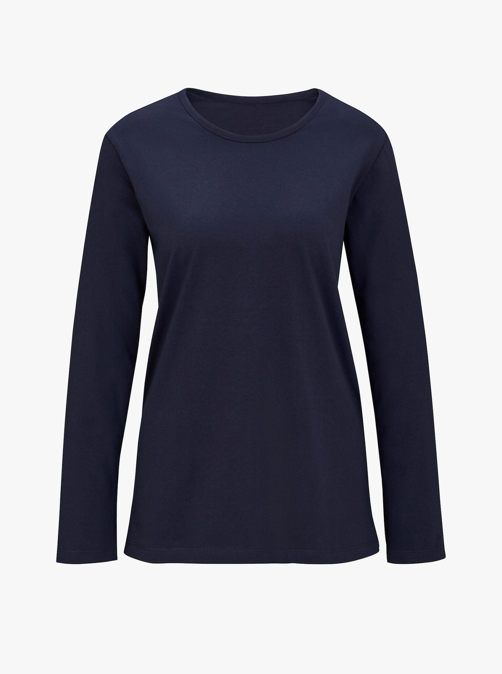 Pyjamashirt van single-jersey - nachtblauw