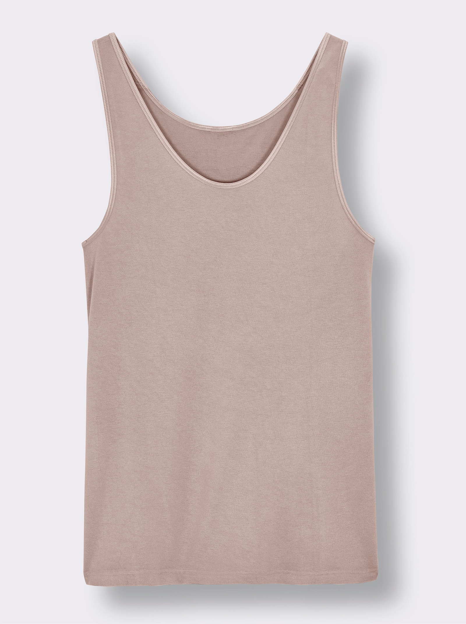 wäschepur Achselhemd in Modal-Qualität - beige