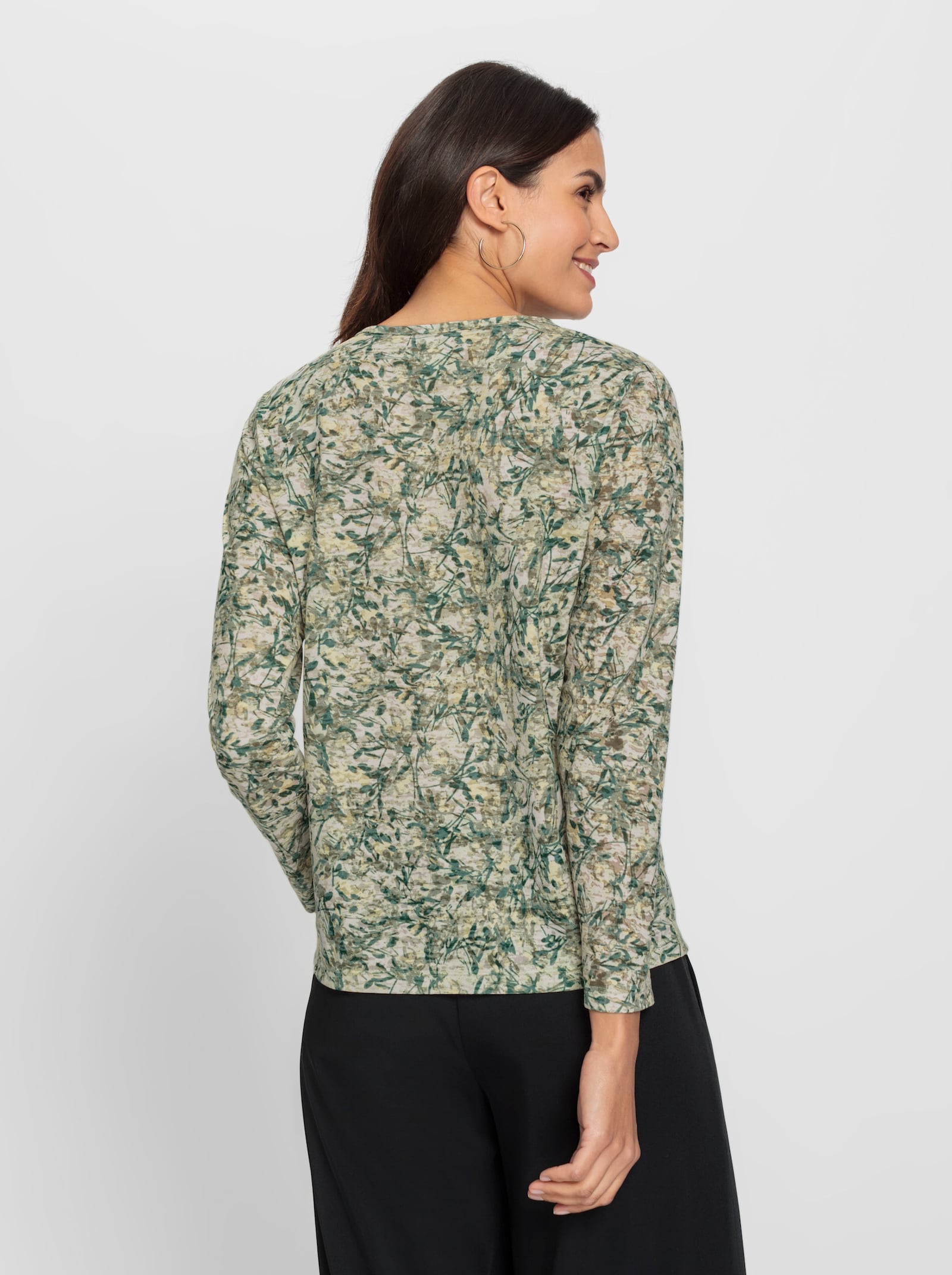 Tričko, potlač, vypaľ. vzor - lipovo zeleno-citrónová potlač