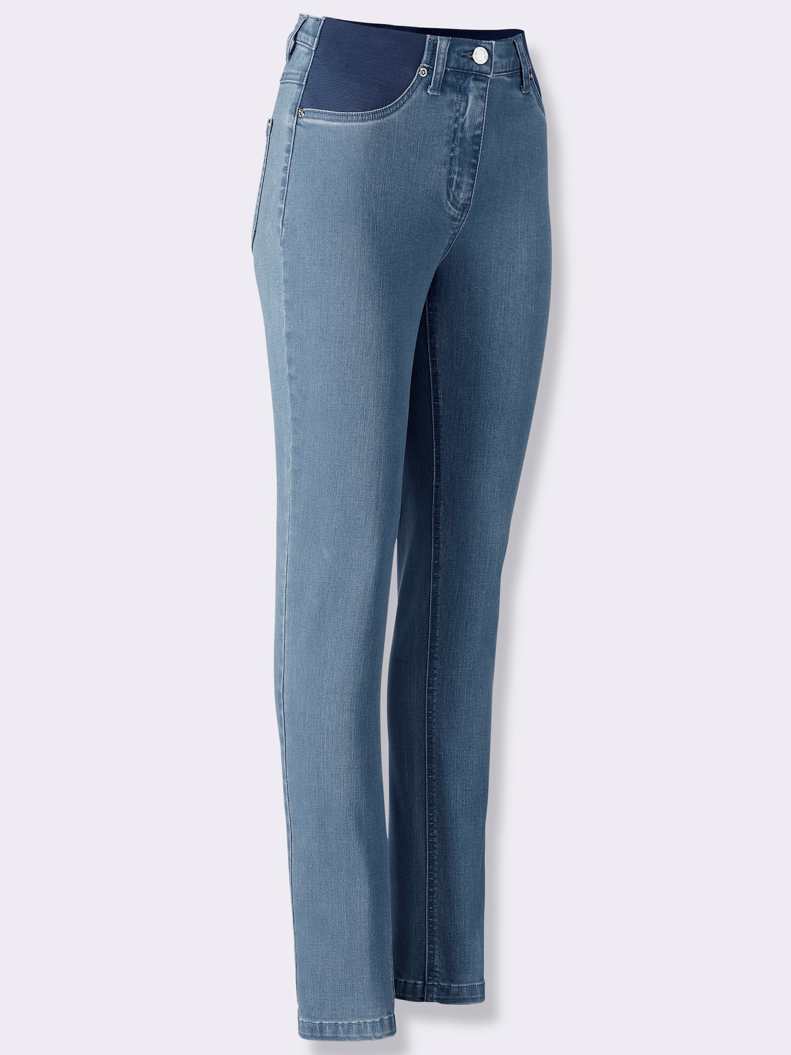 Jeans in stretchkwaliteit - blue-bleached