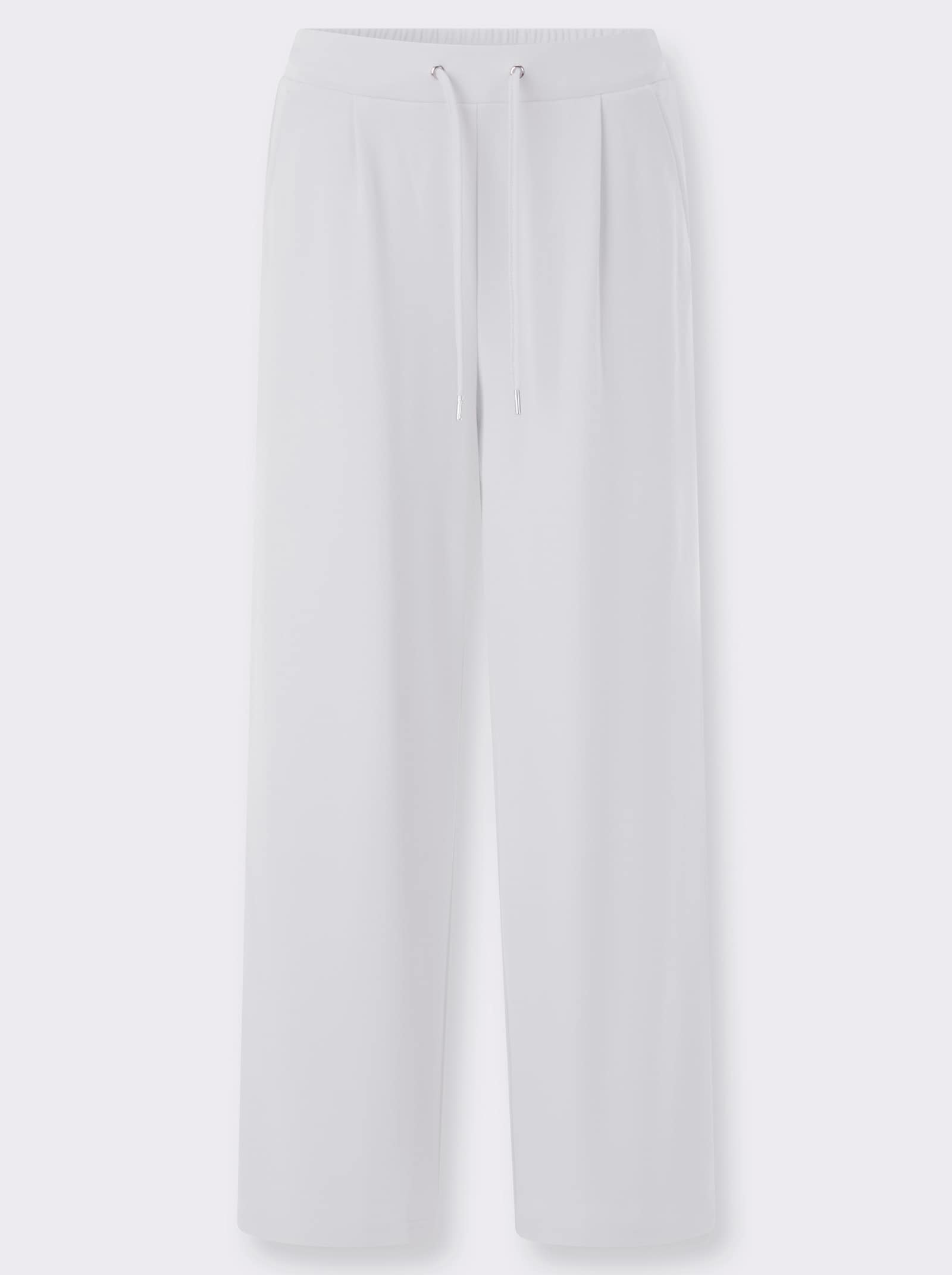 Jerseyhose in Culotte-Form - weiß