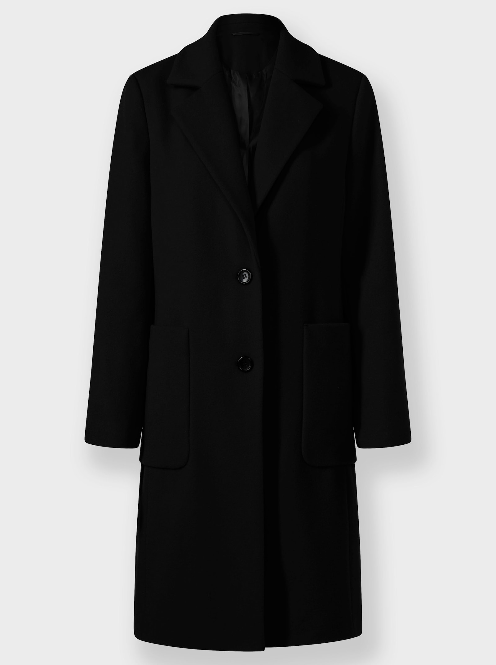 heine Manteau court, grandes poches - noir