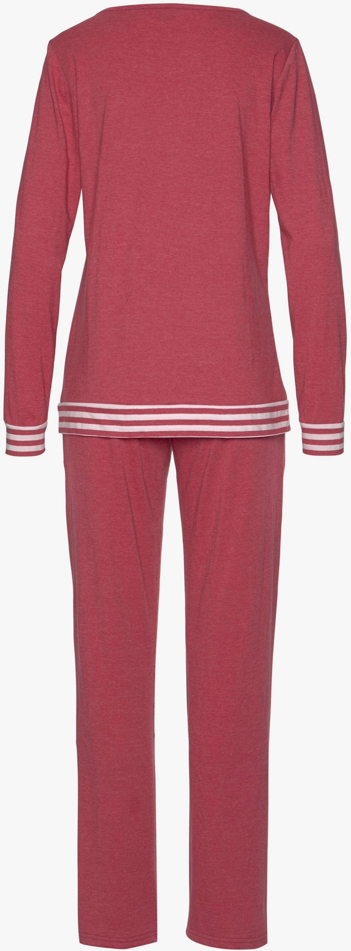 Arizona Pyjama - rouge foncé chiné