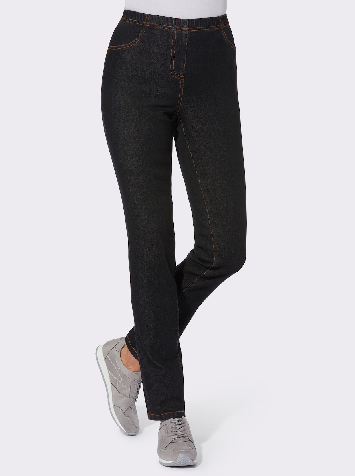 jeans - black denim