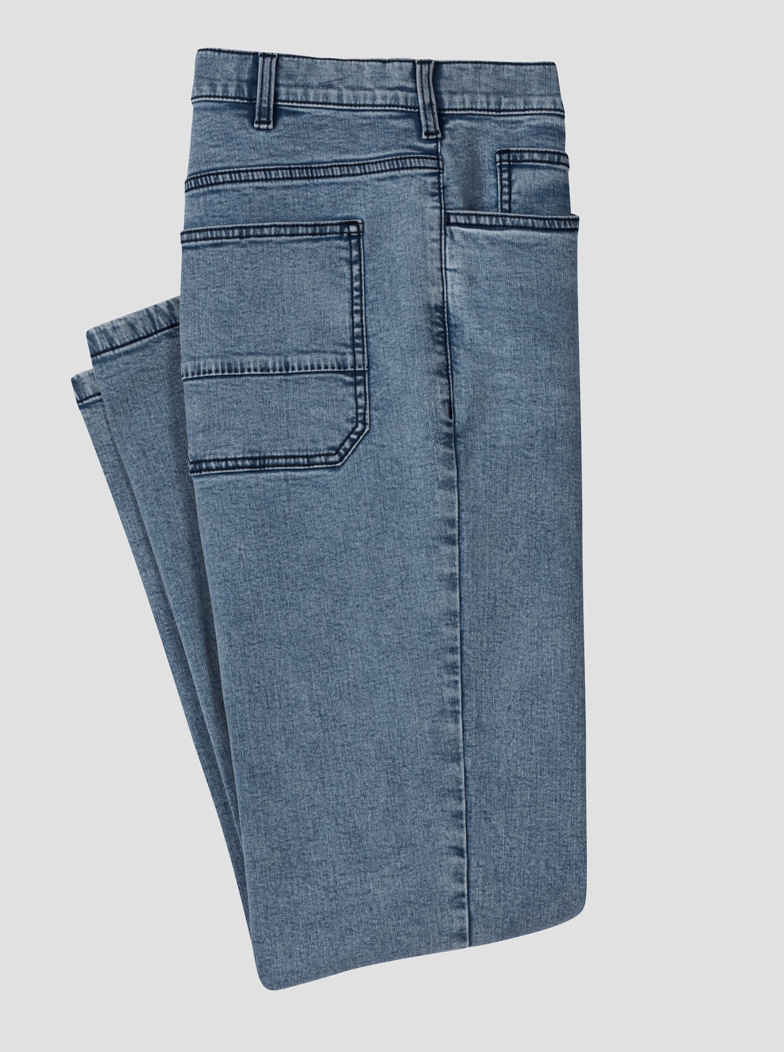 5-Pocket-Jeans mit spezieller Waschung - blue-bleached