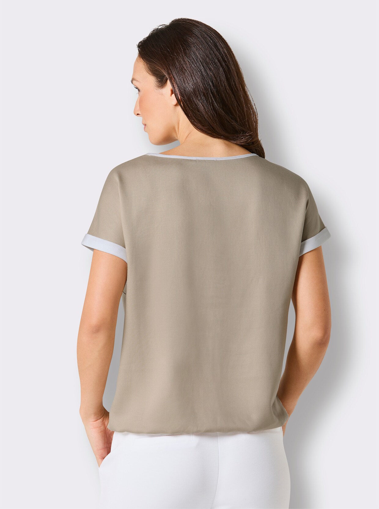CREATION L PREMIUM Schlupfbluse - beige-ecru