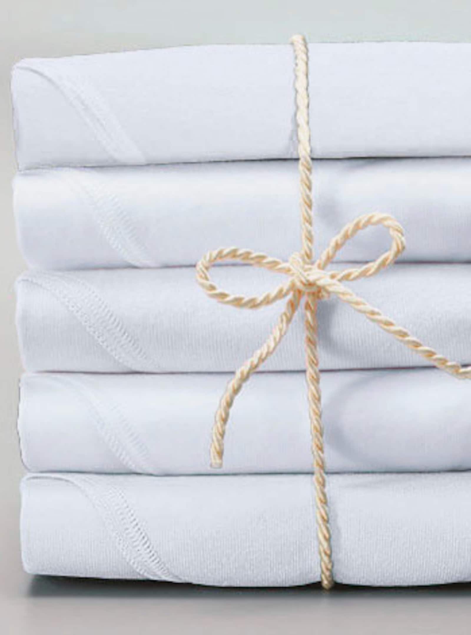 wäschepur Jazzpants in Pikee-Qualität - 5x weiß