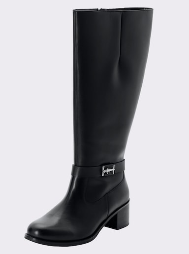 sheego Weitschaftstiefel - schwarz