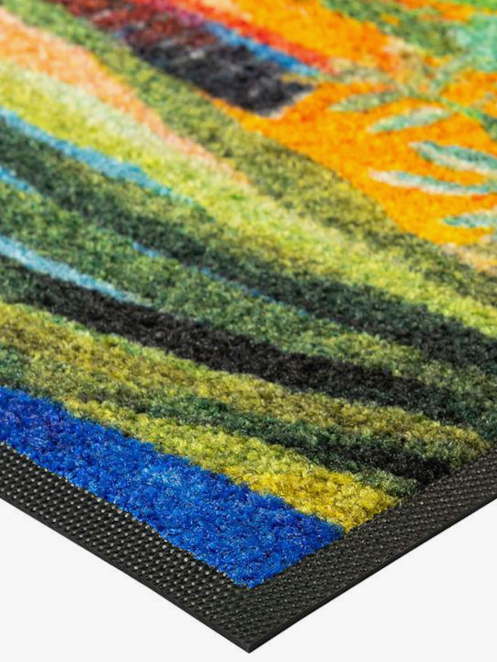 wash+dry by Kleen-Tex Fußmatte - orange-bunt