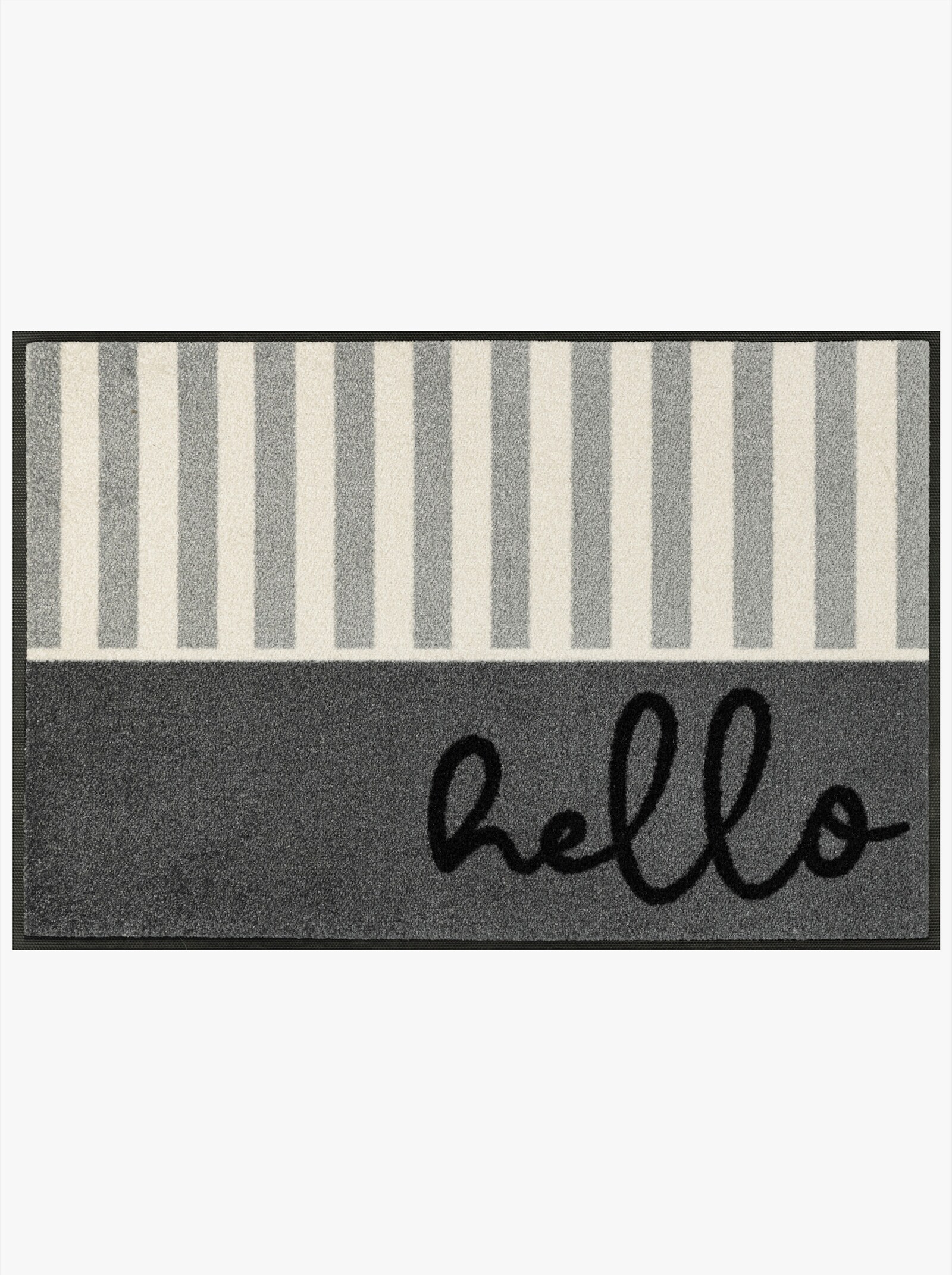 wash+dry by Kleen-Tex Fußmatte - anthrazit-ecru