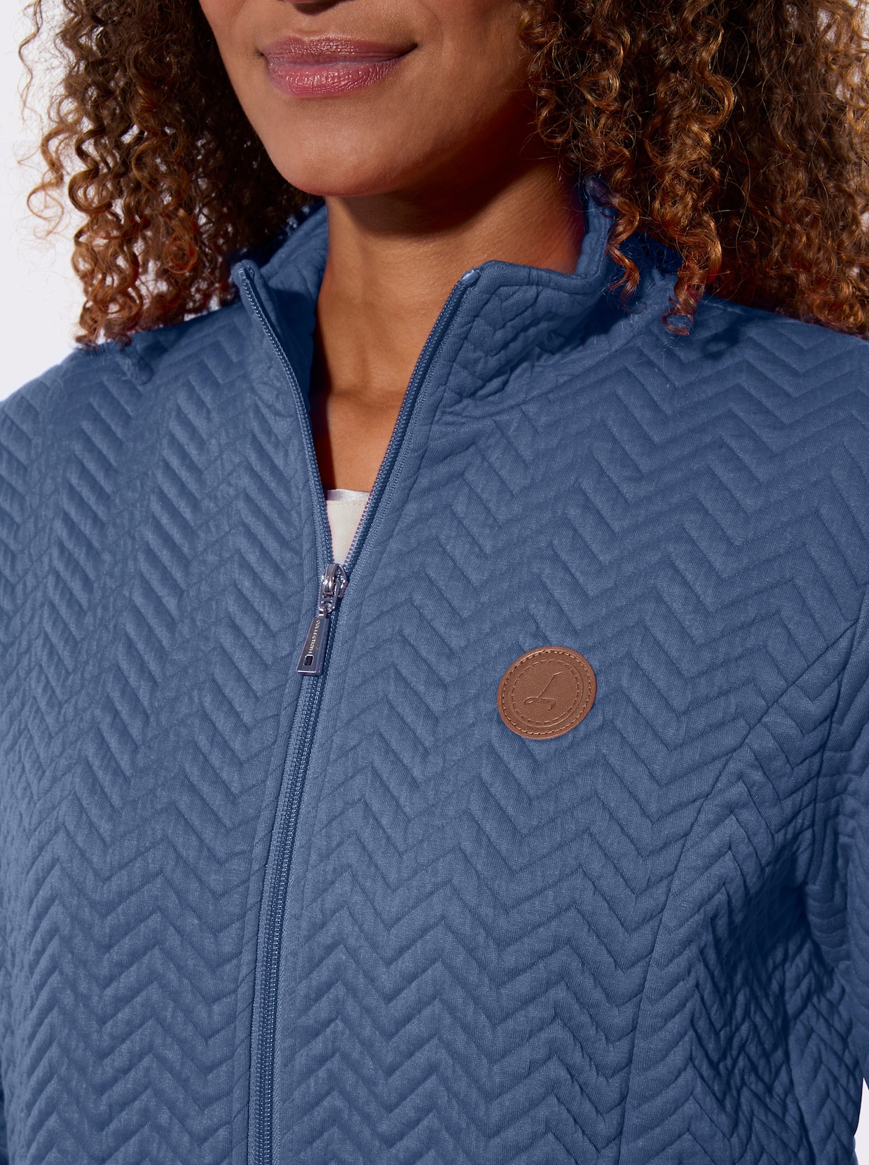 Shirtjacke - jeansblau