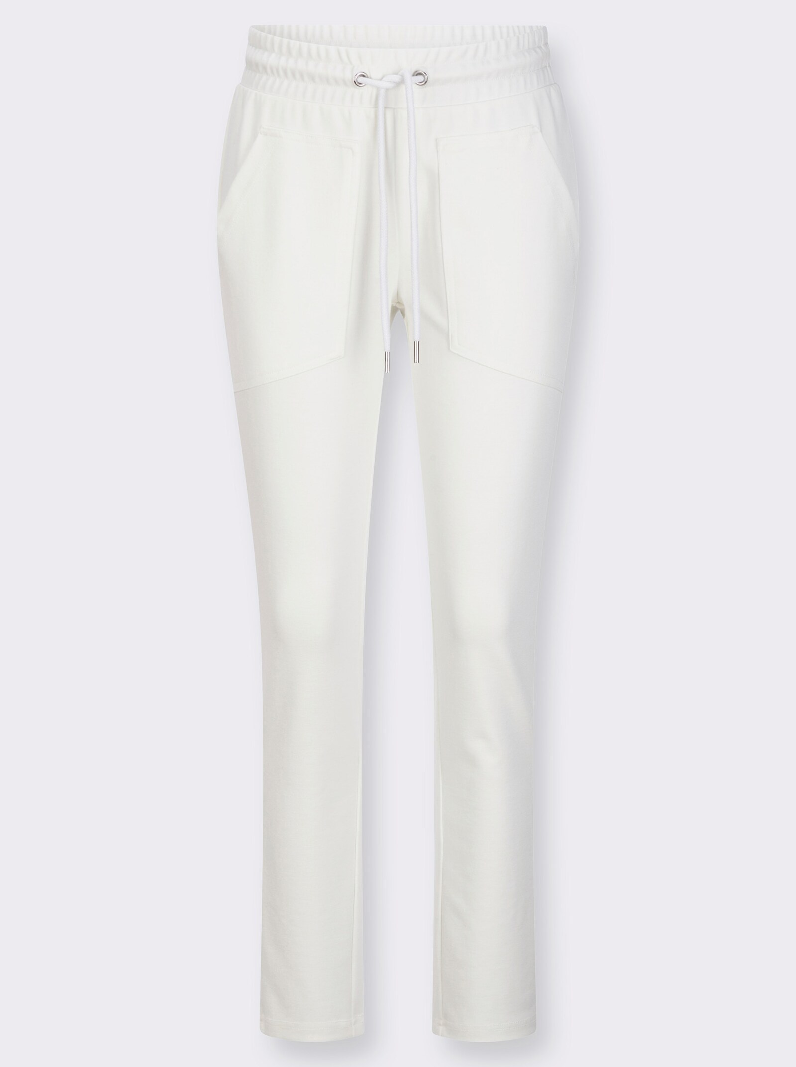 Jogg Pants mit Rundum-Dehnbund - ecru