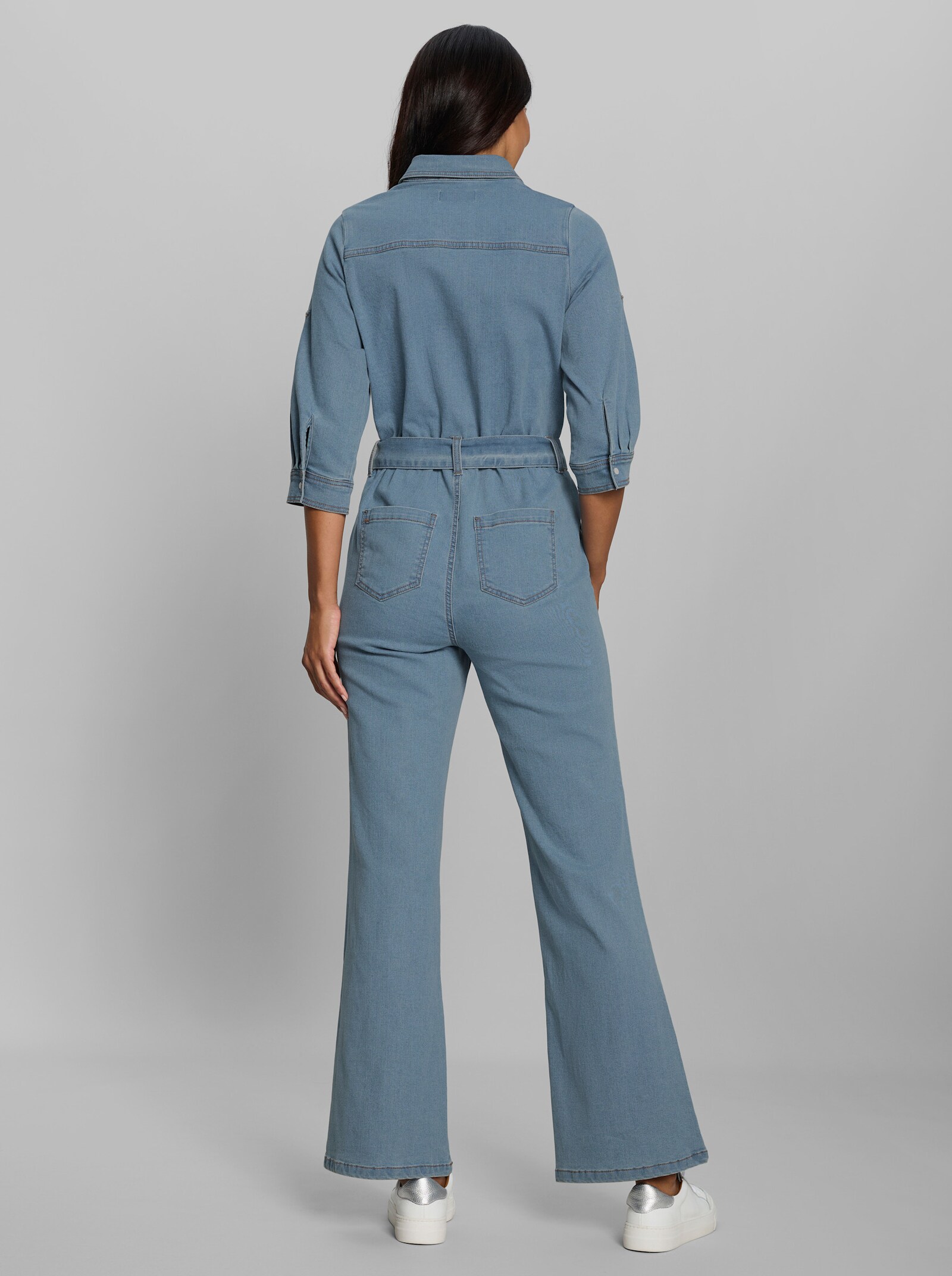 heine Overall aus Denim - blue-bleached