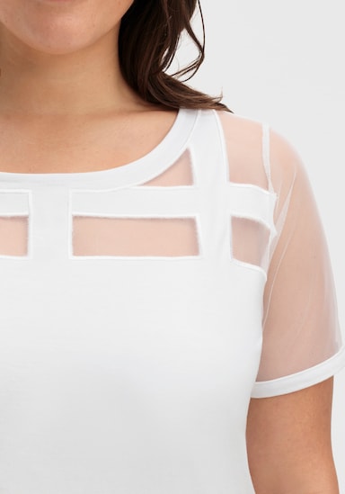 Kurzarmshirt - weiß