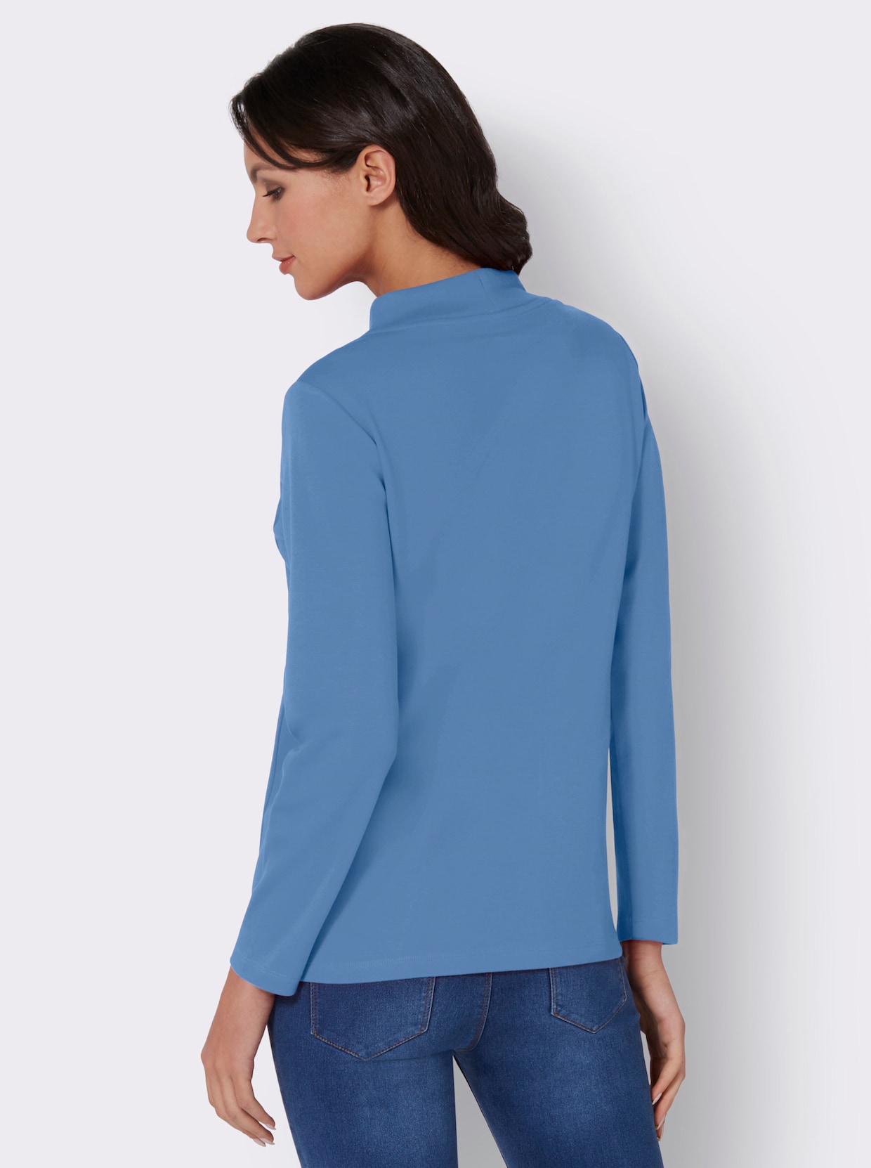 Sweatshirt - mittelblau