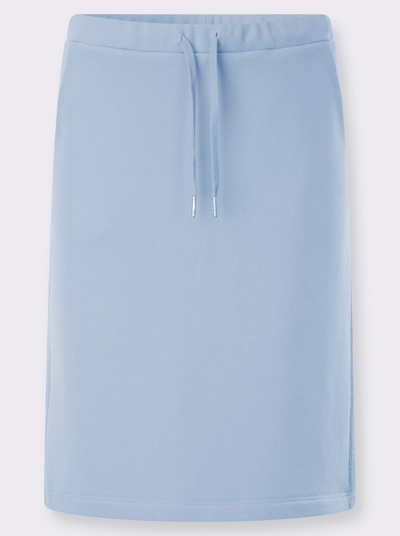 heine Sweatrock mit seitlichen Zierstreifen - eisblau