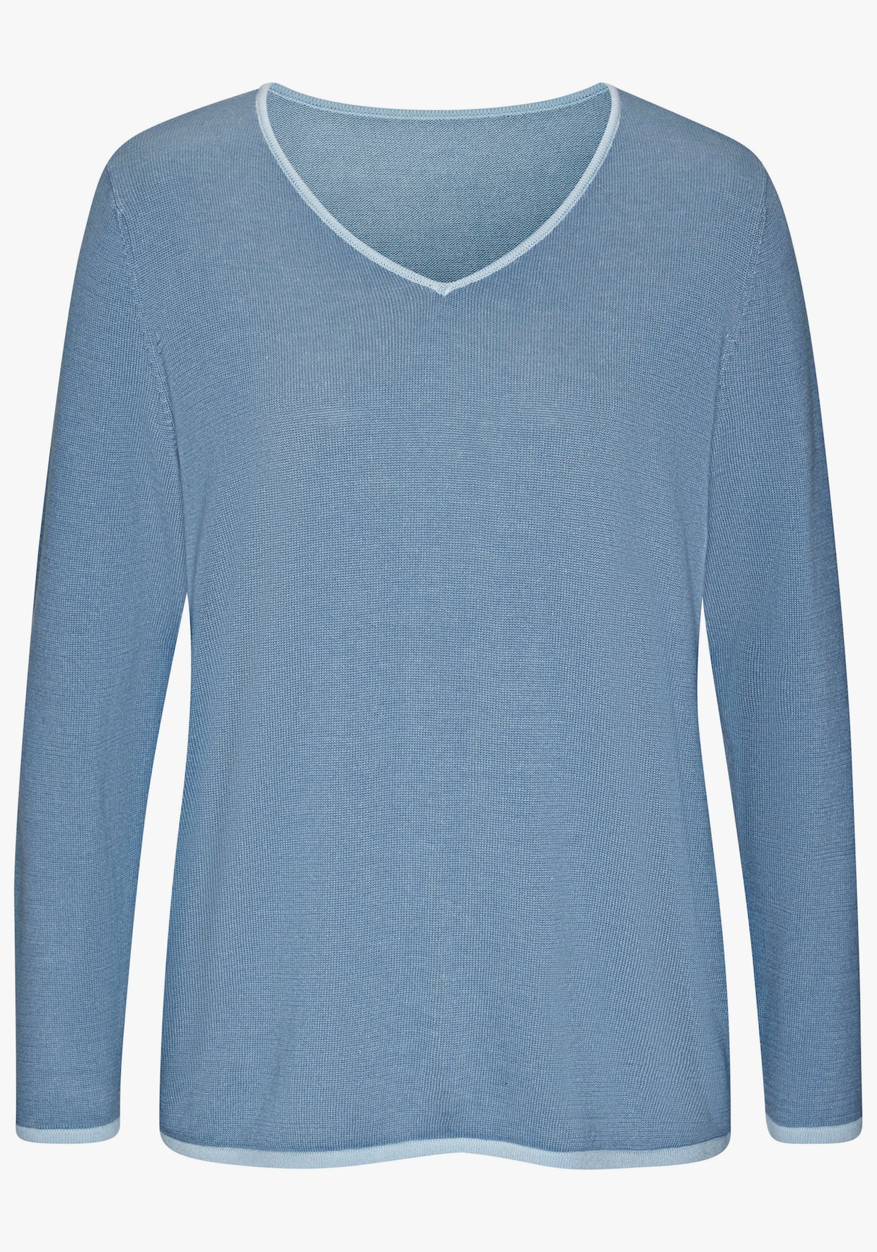 Vivance Pull à encolure en V - bleu-bleu clair