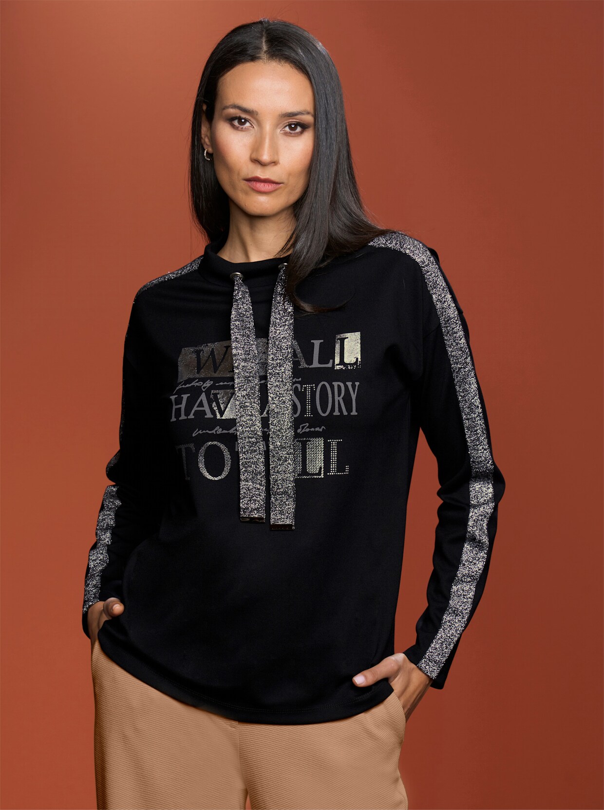 heine Sweatshirt - schwarz