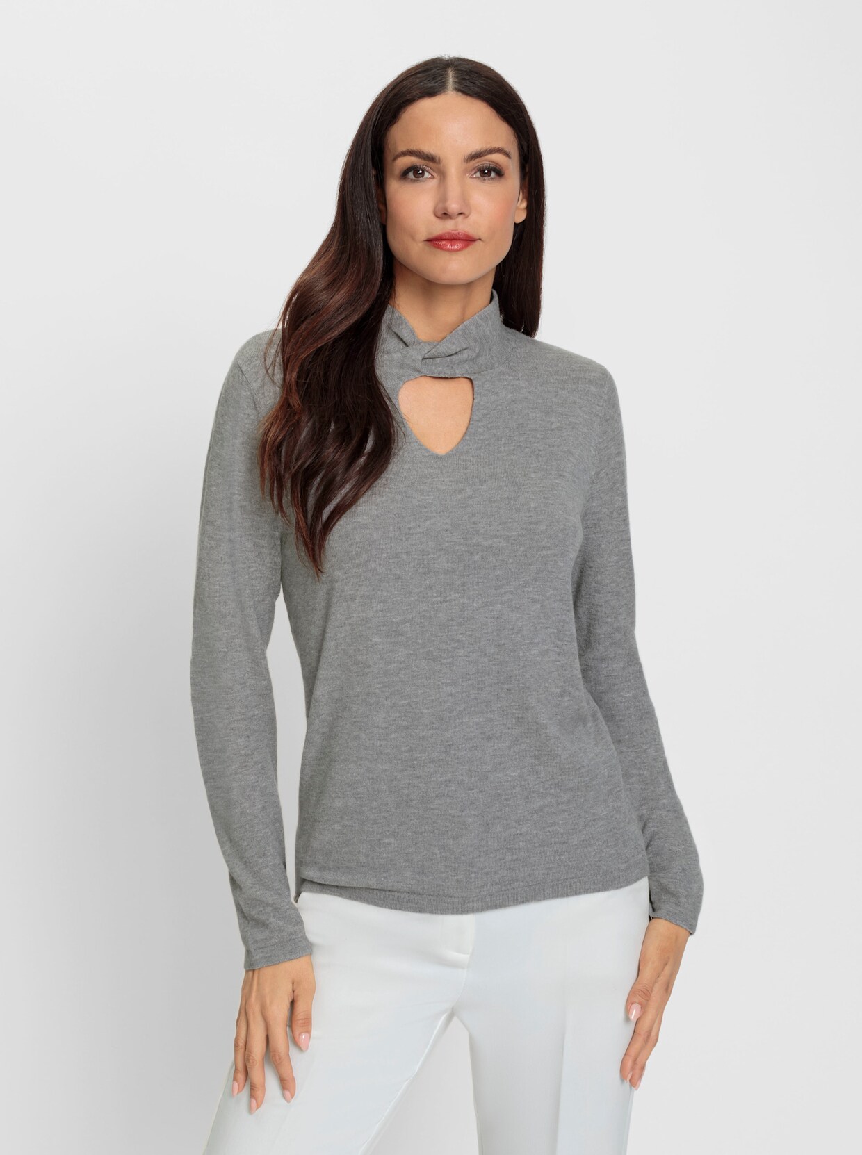 heine Pullover - grau-meliert