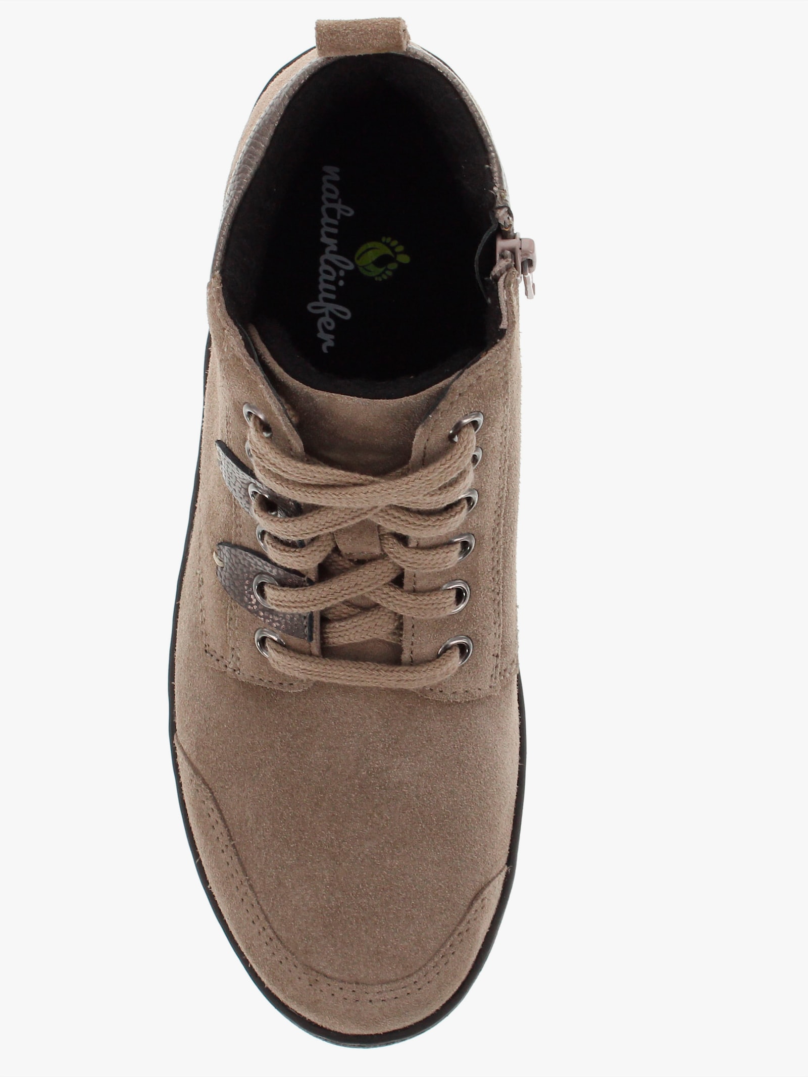 Stiefelette mit Warmfutter, von Naturläufer - taupe