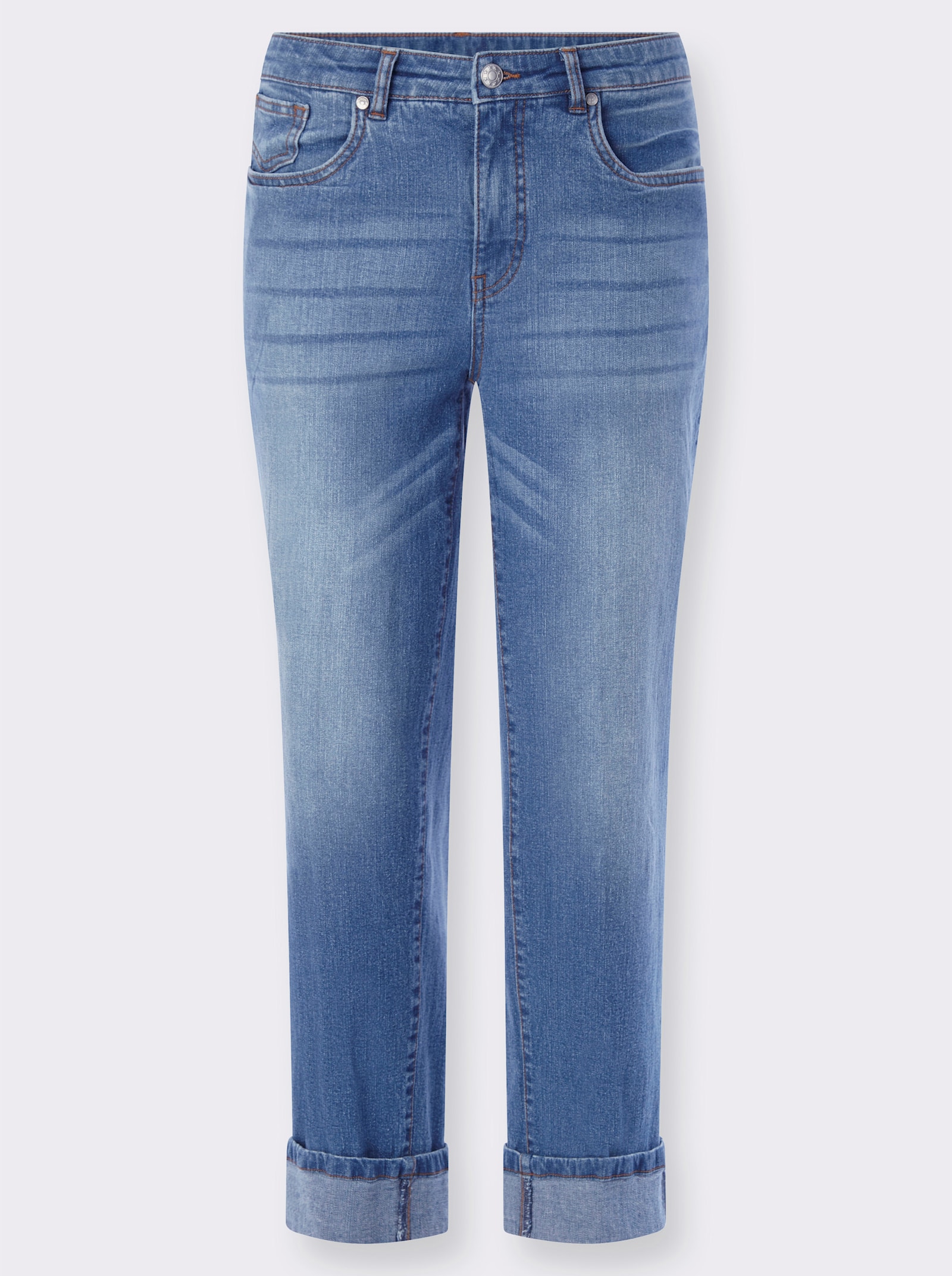 heine 5-Pocket-Jeans - blue-stone-washed