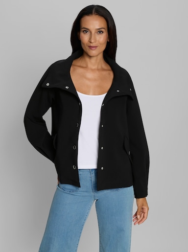 heine Übergangsjacke mit Umlegekragen - schwarz