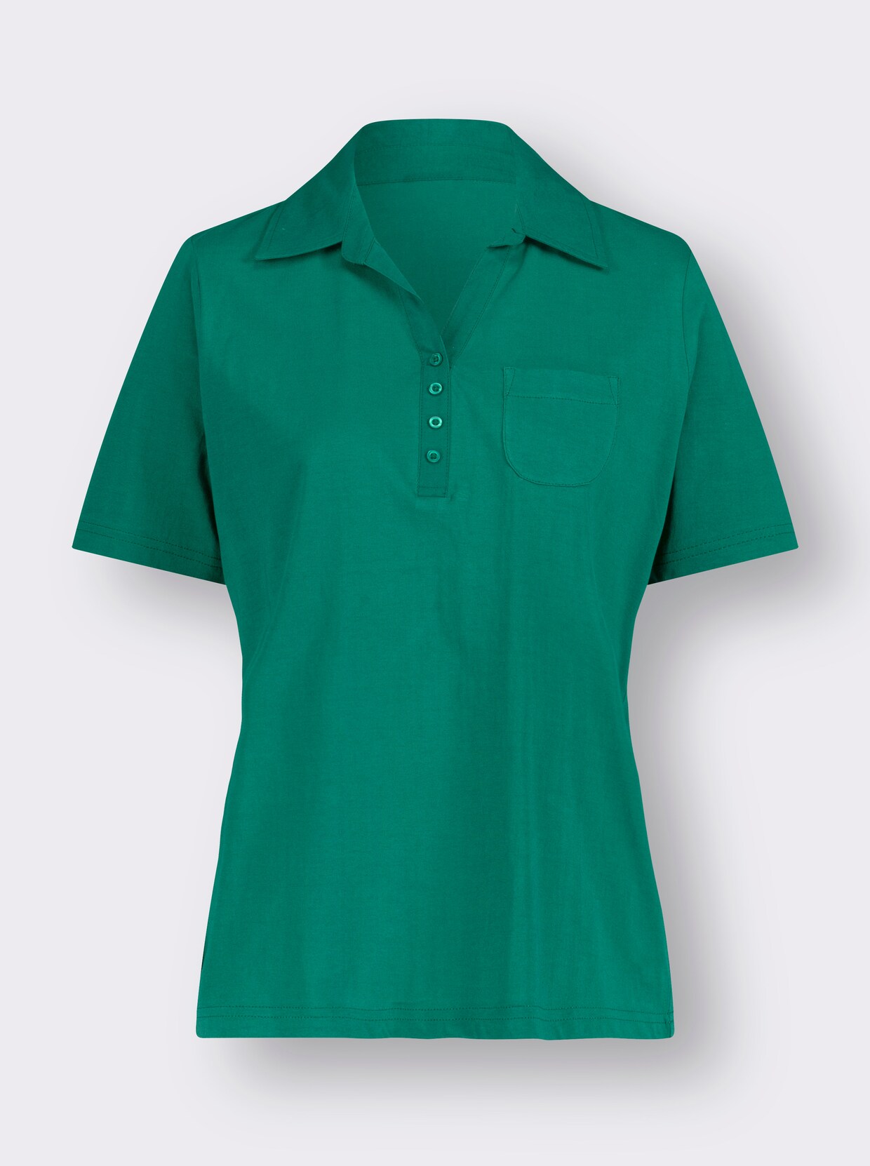 Poloshirt - smaragd
