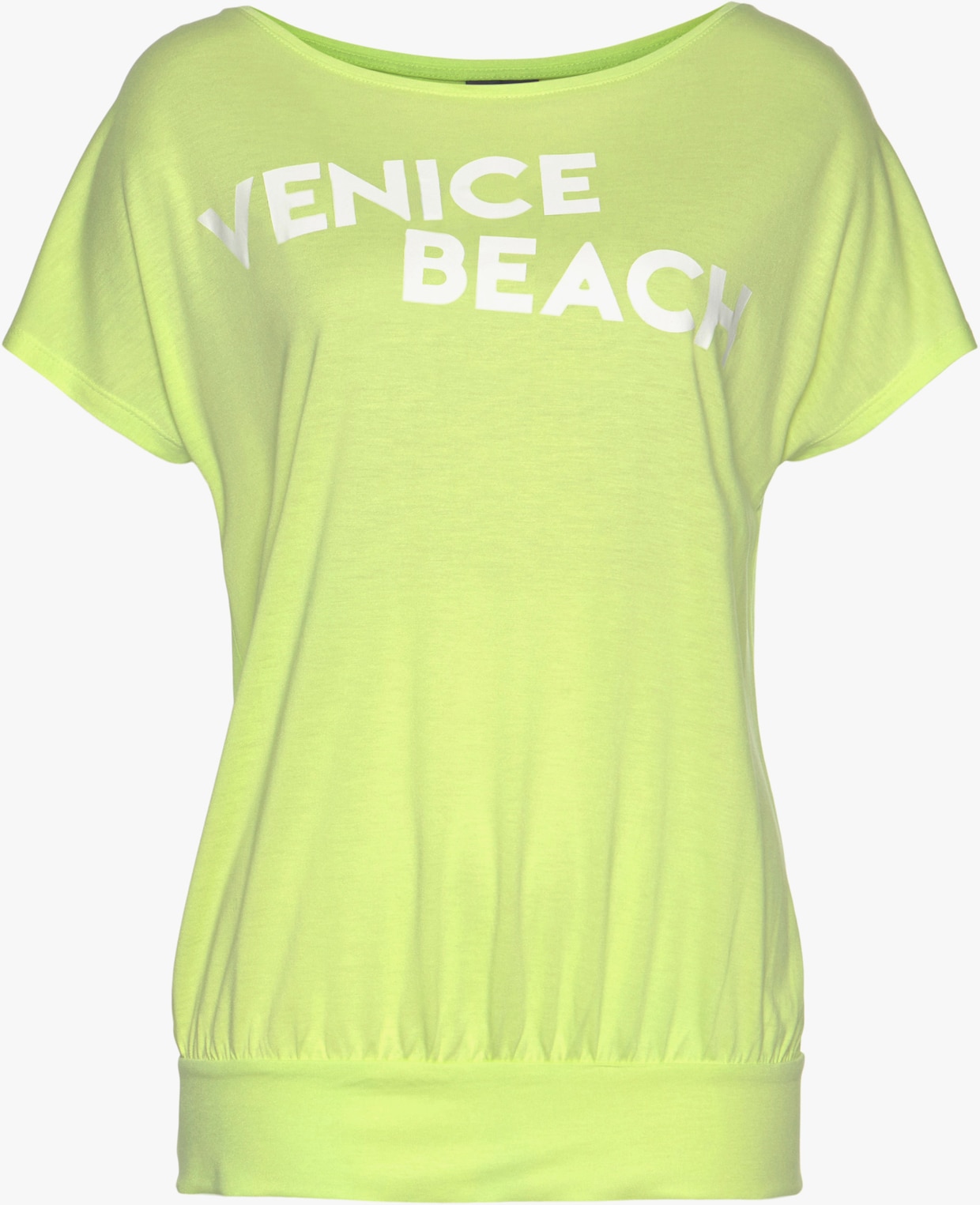 Venice Beach Shirt met korte mouwen - limoen