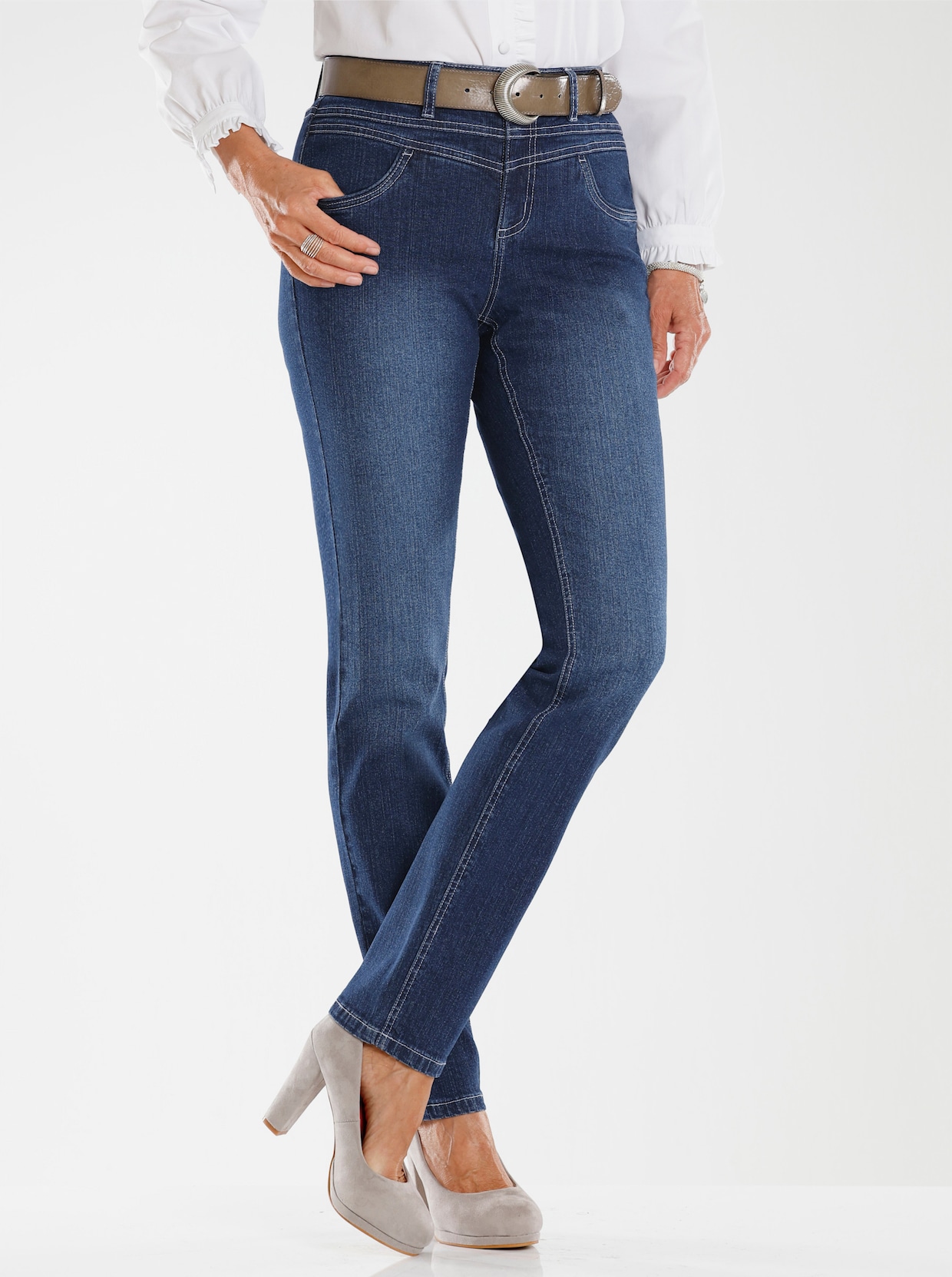 Jeans - blue-stone-washed