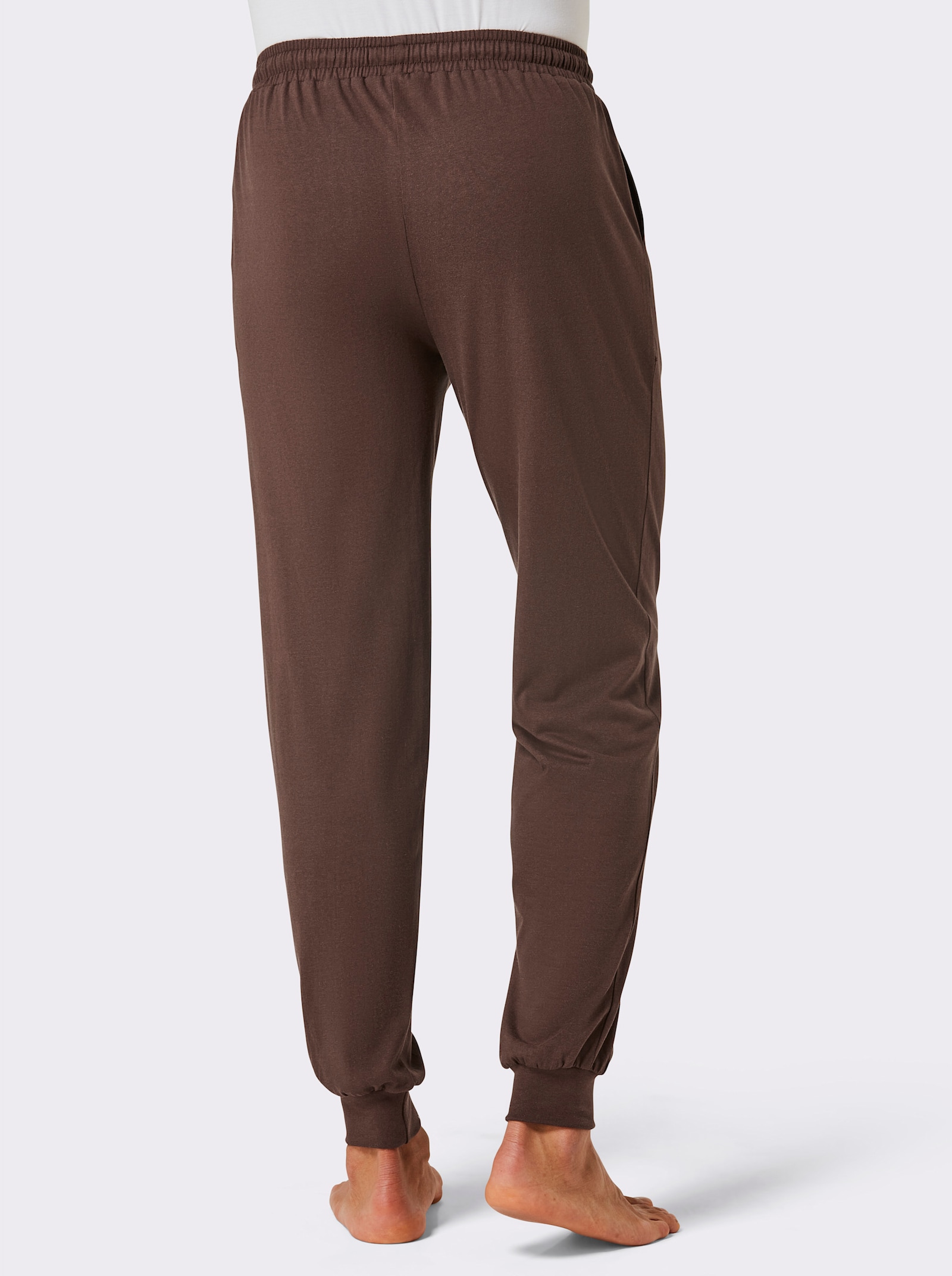 wäschepur men Broek, lang - chocolade