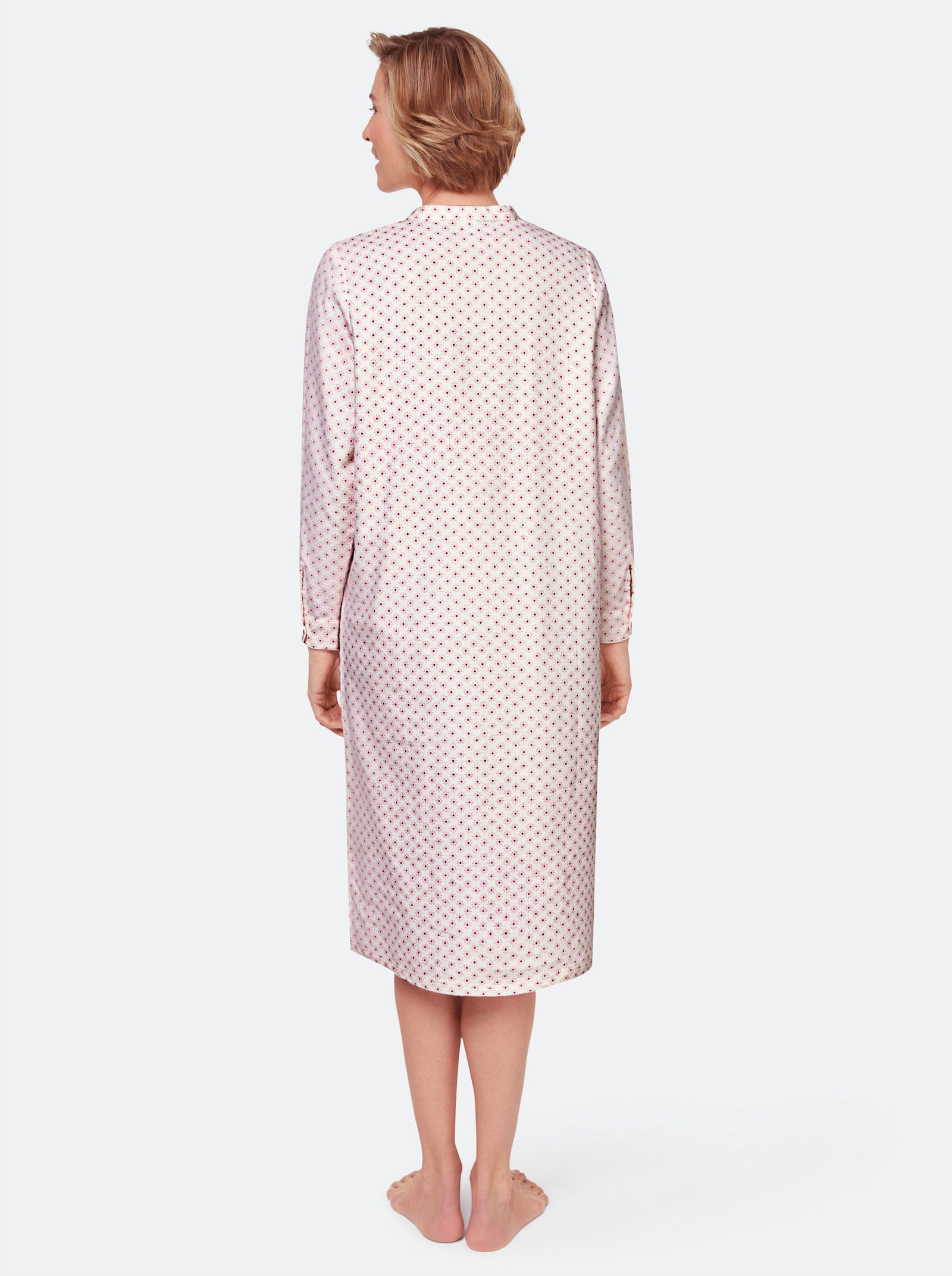 wäschepur Nachthemd im Minimal-Dessin - hellrosé