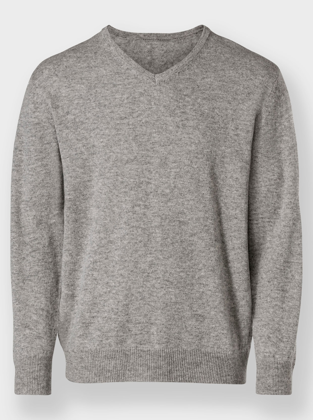 Marco Donati Kaschmir-Pullover - grau-meliert