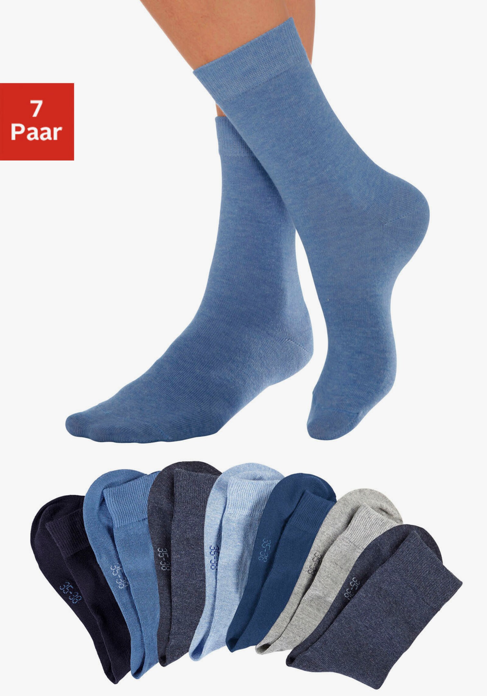 Lavana Basissokken - jeans