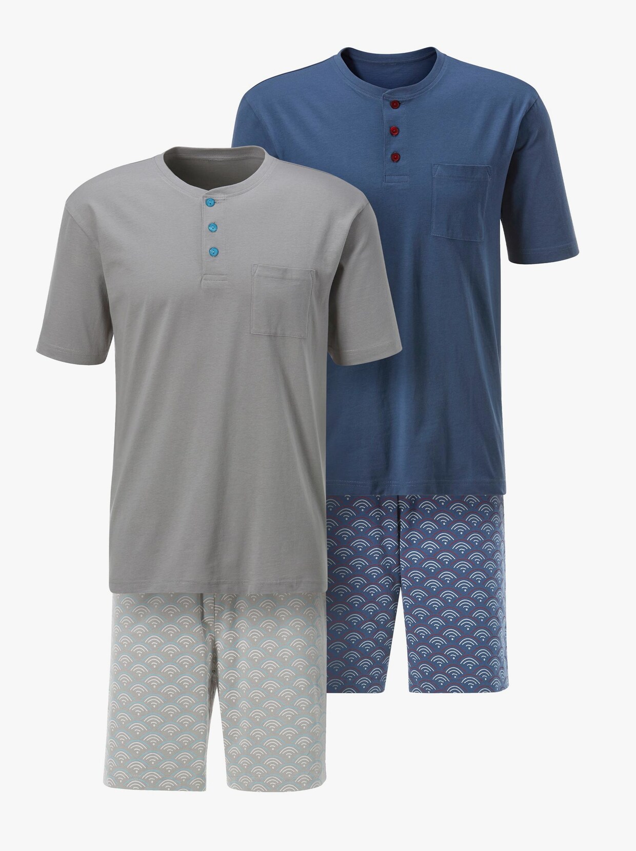 wäschepur Shortys - jeansblau + steingrau