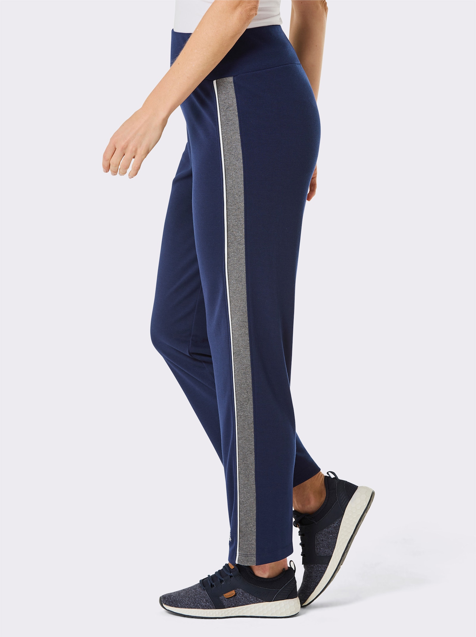 Catamaran Sports Freizeithose mit extra breitem Bund - marine-anthrazit