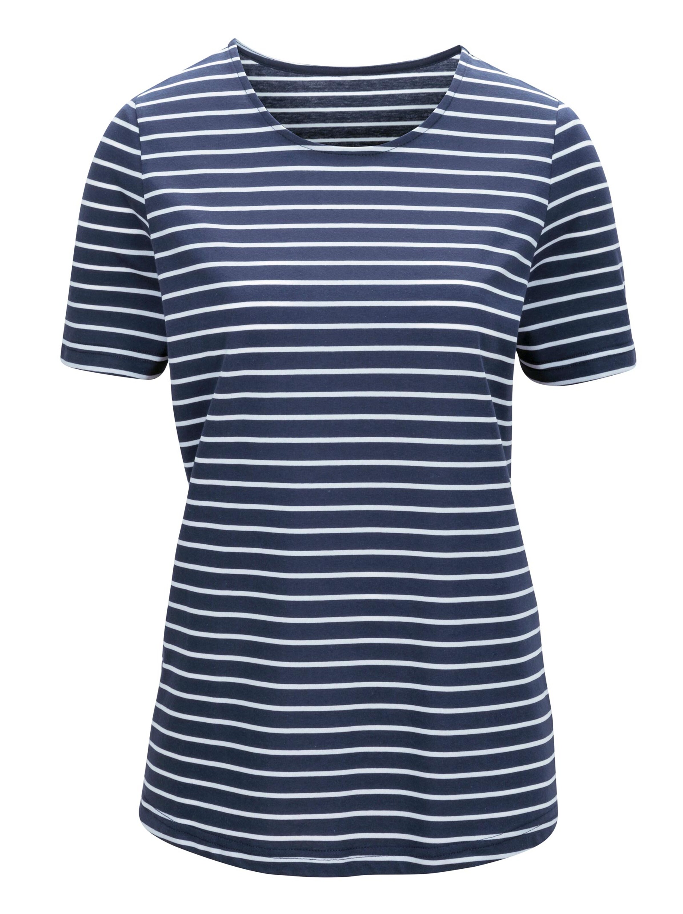 Shirt - marine-geringelt