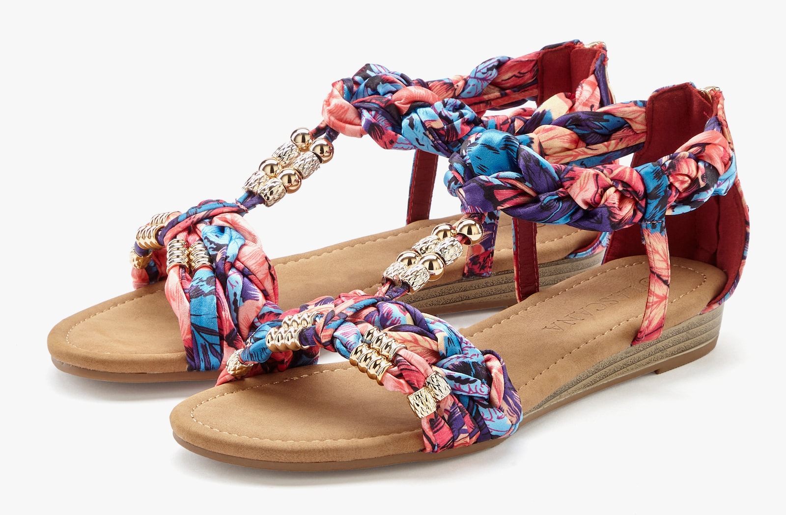 LASCANA Sandale - pink / lila / blau