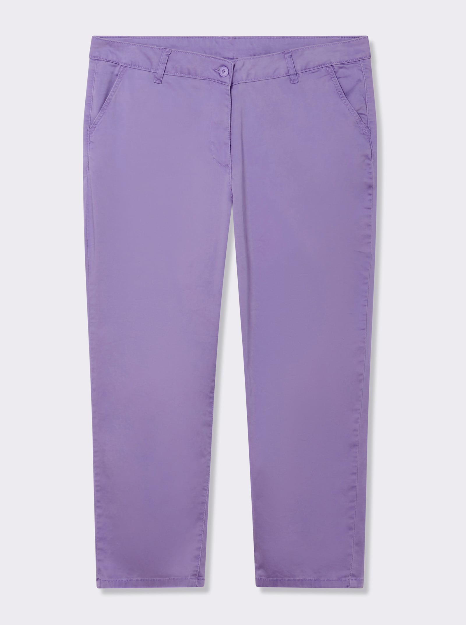 Chinohose in Baumwoll-Stretch-Qualität - lavendel