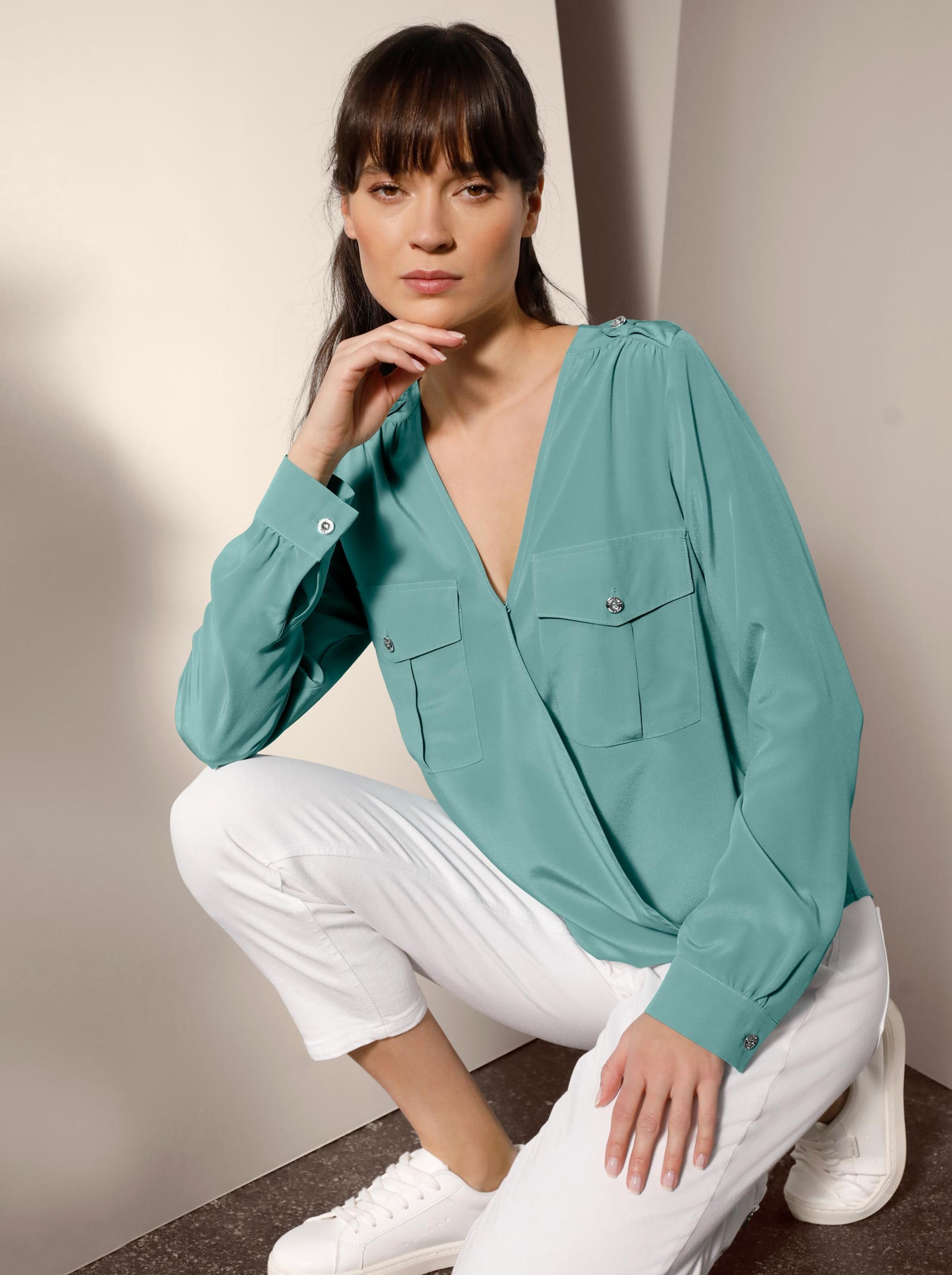 Zijden blouse