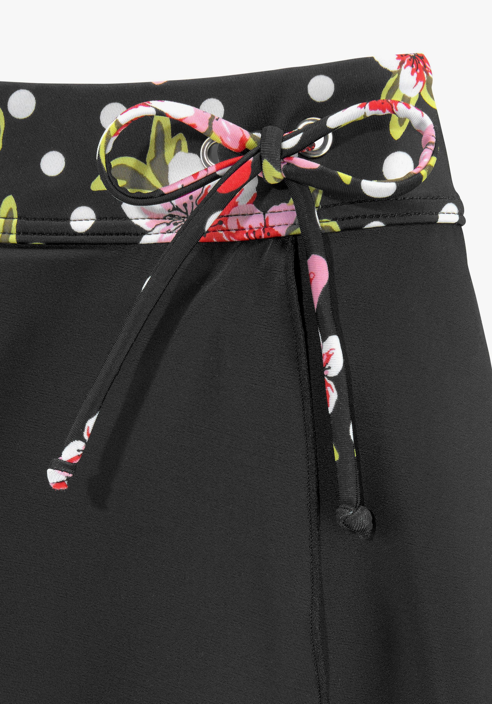 LASCANA Bade-Rock - schwarz-bedruckt