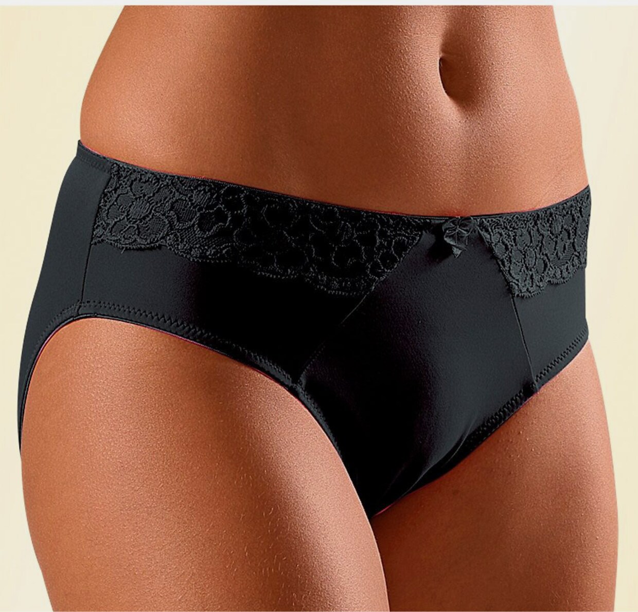 LASCANA Slip - schwarz