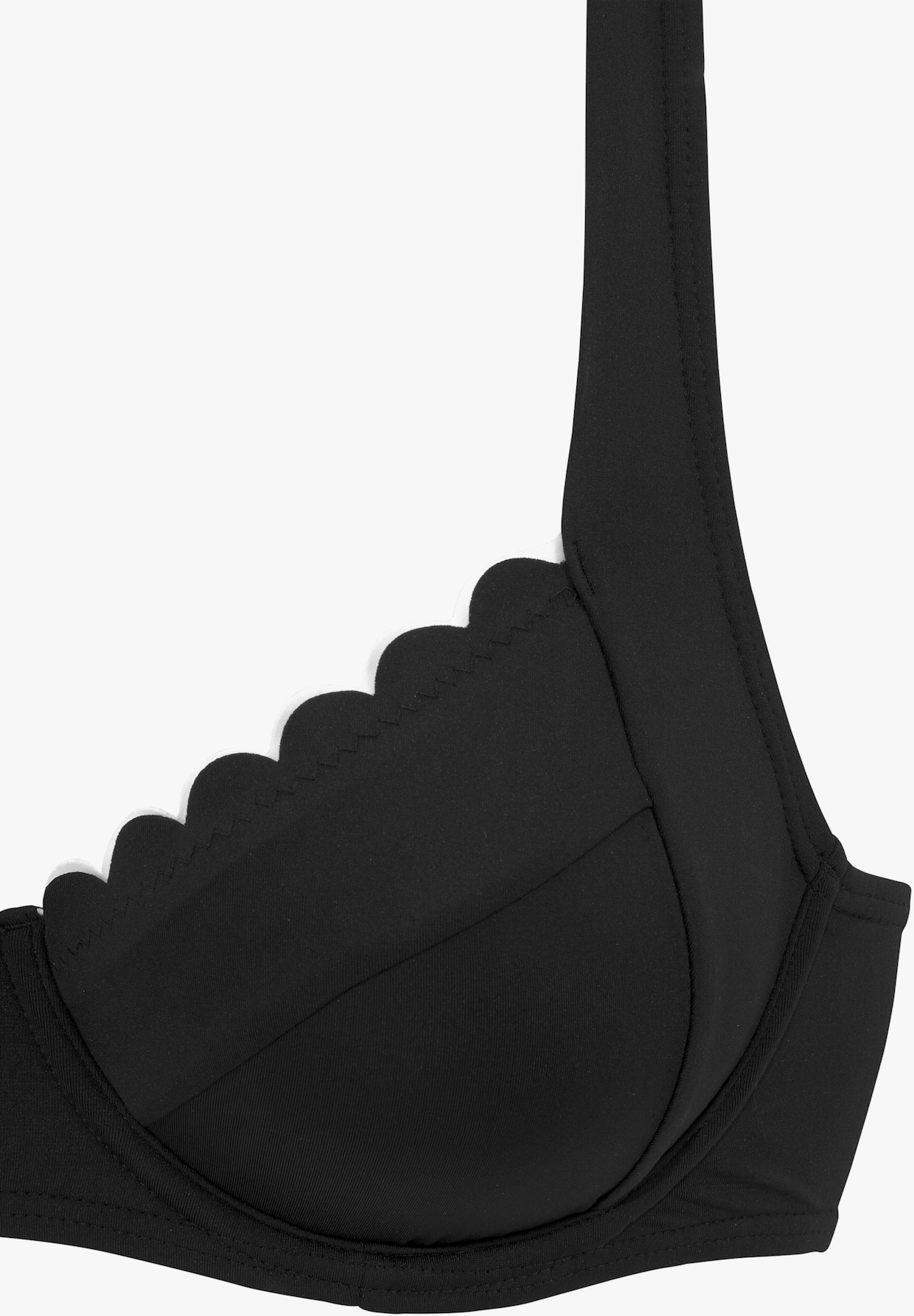 LASCANA Bügel-Bikini-Top - schwarz