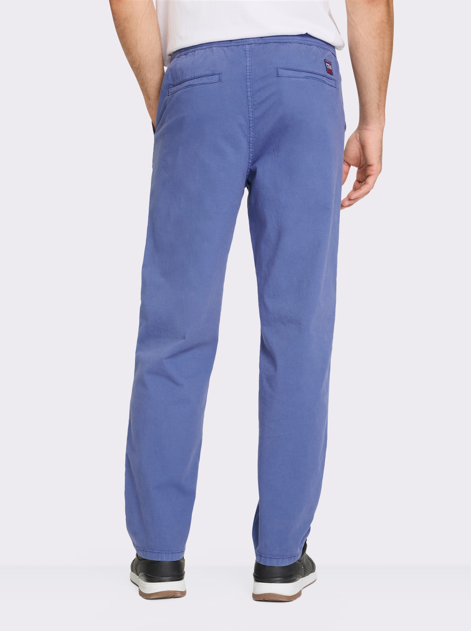 Catamaran Comfortbroek met achterzakken met klittenbandsluiting - jeansblauw