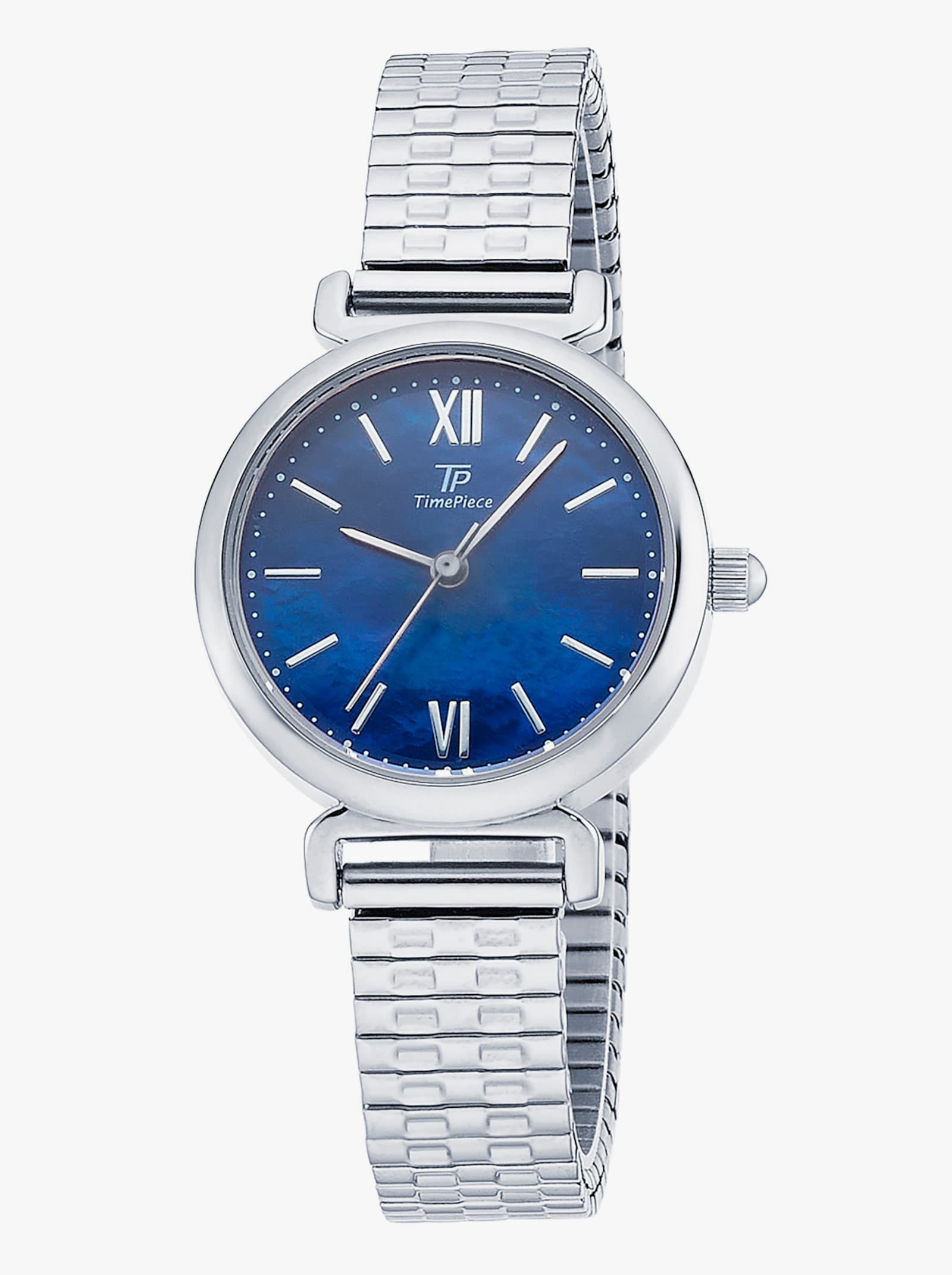Dámské hodinky - modrá-stříbrná