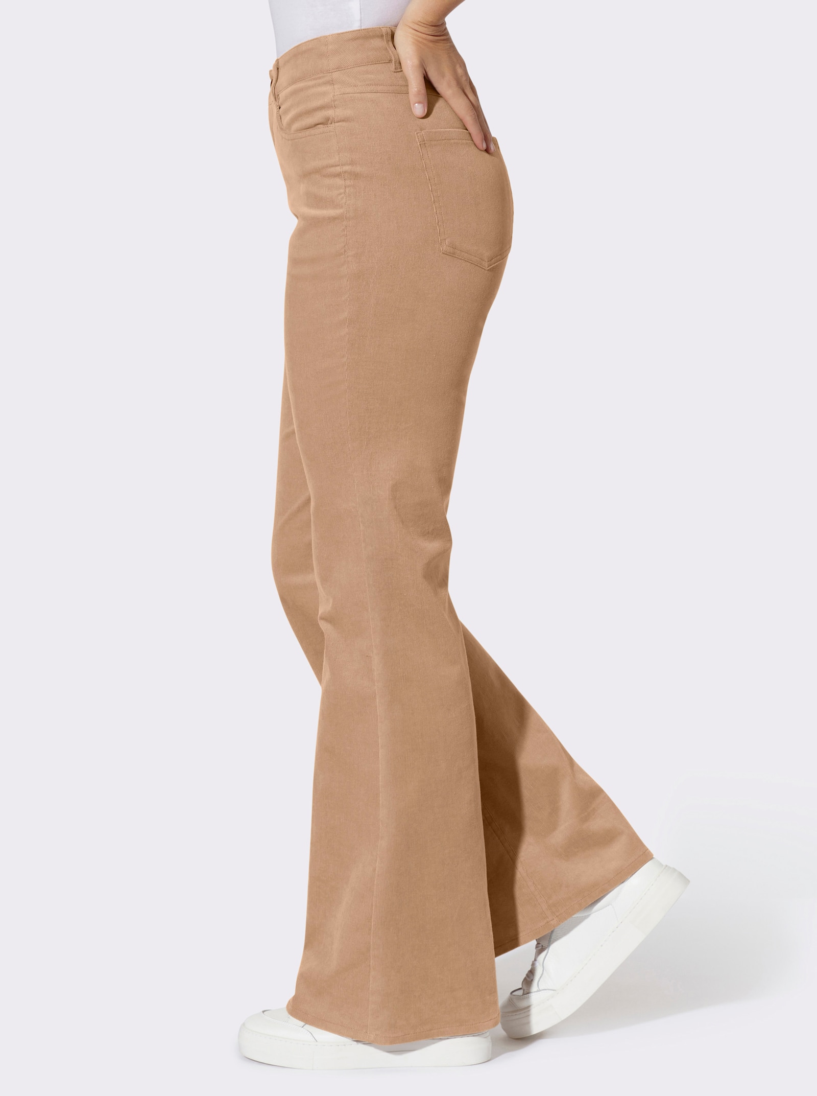 heine Bootcuthose im 5-Pocket Style - camel