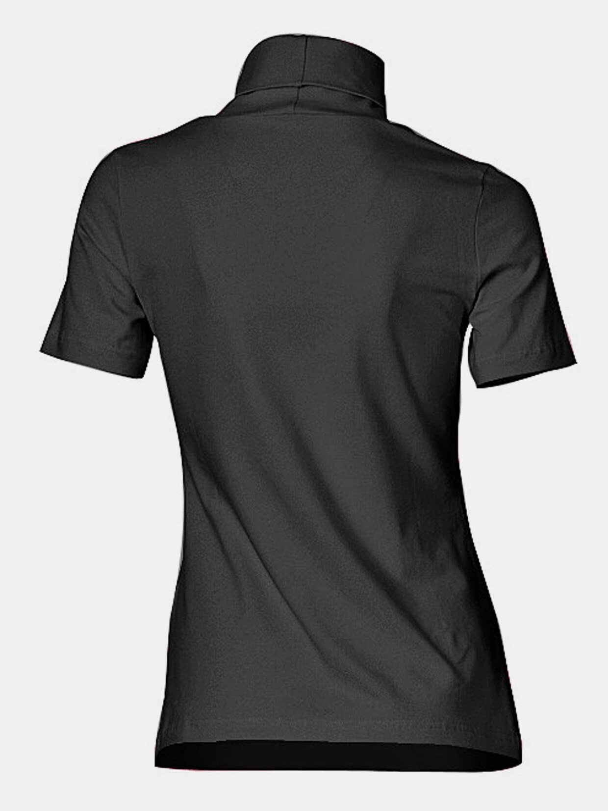 Linea Tesini Rollkragen-Shirt - schwarz